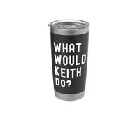 ¿Qué haría Keith? Vaso térmico de acero inoxidable de doble pared