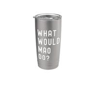 ¿Qué haría Mao? Vaso térmico de acero inoxidable de doble pared