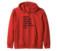Qué haría María Corina Machado - Democracy Mode On Sudadera con Capucha