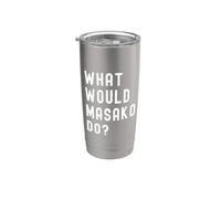 ¿Qué haría Masako? Vaso térmico de acero inoxidable de doble pared