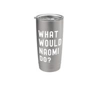 ¿Qué haría Naomi? Vaso térmico de acero inoxidable de doble pared