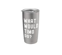 ¿Qué haría Timo? Vaso térmico de acero inoxidable de doble pared