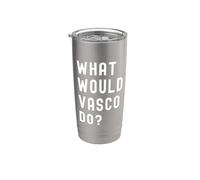 ¿Qué haría Vasco? Vaso térmico de acero inoxidable de doble pared