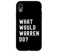 ¿Qué haría Warren? Carcasa para iPhone XR