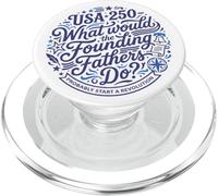 Qué harían los Padres fundadores Revolution USA 250 PopSockets PopGrip para MagSafe