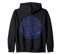 Qué harían los Padres fundadores Revolution USA 250 Sudadera con Capucha