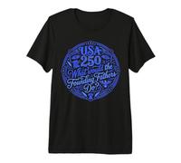 ¿Qué harían los Padres fundadores USA 250 Patriot Camiseta Premium