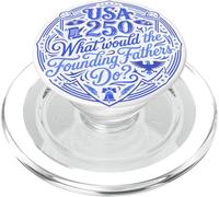 ¿Qué harían los Padres fundadores USA 250 Patriot PopSockets PopGrip para MagSafe