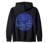 ¿Qué harían los Padres fundadores USA 250 Patriot Sudadera con Capucha