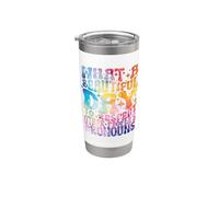 Qué hermoso día Respetar los pronombres ajenos LGBT Vaso térmico de acero inoxidable de doble pared
