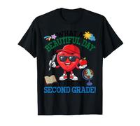 Qué Hermoso día Segundo Grado Lindo corazón Escuela Estudiantes Camiseta