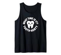 ¿Qué Hora es? Diente-Hurty - Funny Dentist Camiseta sin Mangas