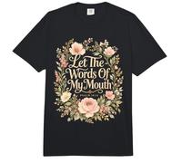 Que Las Palabras De Mi Boca Salmo 19 14 Fe Comfort Colors Adult Heavyweight T-Shirt
