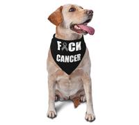 Que Le Den Al Cáncer Neuroendocrino Cinta De Cebra Pañuelos para Perros Algodón Pañuelo Triangular para Mascotas Ajustable Pañuelo para Perros Y Gatos For Gatos Perros Grandes Medianos Pequeños