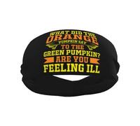 ¿Qué Le Dijo La Calabaza Naranja A La Calabaza Verde? ¿Te Sientes Mal En Halloween? Mujer Hombre Cinta Pelo Deporte Transpirable Headband Suaves Banda para El Sudor para Correr Fútbol Tenis