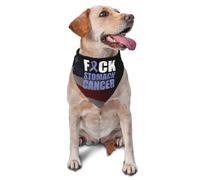 Que Le Jodan Al Cáncer De Estómago, Cinta Azul Claro Triángulo Baberos Bufandas Ajuste Regulable Pañuelo para Perros Y Gatos Lavable Bufanda De Mascota Baberos Triangulares