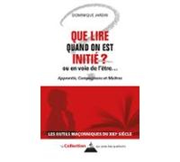 Que Lire Quand On Est Initié Ou En Voie De Lêtre ? - Apprentis Compagn