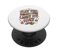 Que los Puentes Que queme iluminen mi Camino, en Colores Pastel Lindos PopSockets PopGrip Adhesivo