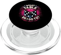 ¿Qué Mesa voy a Funny Bunco Game Night Bunco Player PopSockets PopGrip para MagSafe