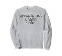 Que Nadie ignorante de geometría Entre Hombres y Mujeres. Sudadera