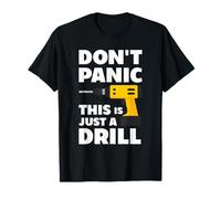 Que no Cunda el Pánico Solo un Simulacro - Humor Manitas Camiseta