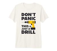 Que no Cunda el Pánico Solo un Simulacro - Humor Manitas Camiseta Premium
