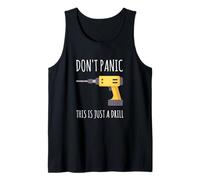 Que no Cunda el Pánico Solo un Simulacro - Humor Manitas Camiseta sin Mangas