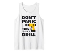Que no Cunda el Pánico Solo un Simulacro - Humor Manitas Camiseta sin Mangas