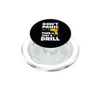 Que no Cunda el Pánico Solo un Simulacro - Humor Manitas PopSockets PopGrip para MagSafe