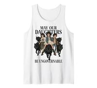 Que Nuestras Hijas Sean Mujeres Lobo Feministas Camiseta sin Mangas