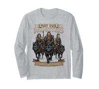 Que Nuestras Hijas Sean una mamá Feminista vikinga Manga Larga