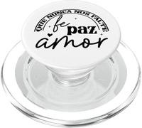 Que Nunca Nos Falte Fé, Paz, Amor PopSockets PopGrip para MagSafe