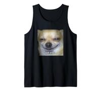 ¿Qué Onda? Divertido Perro Chihuahua Borroso Meme Español Camiseta sin Mangas