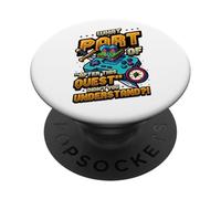 ¿Qué Parte de después de Esta búsqueda, no molestes a un Jugador Divertido PopSockets PopGrip Adhesivo
