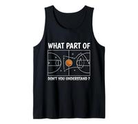 ¿Qué Parte de Don't You Understand Basketball Coach Funny Camiseta sin Mangas