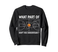 ¿Qué Parte de Don't You Understand Basketball Coach Funny Sudadera