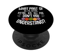 Qué parte de K2 P3 K2tog no entiendes PopSockets PopGrip Adhesivo