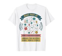 Qué Parte de la Clase Magistral de lenguaje de Ganchillo Camiseta