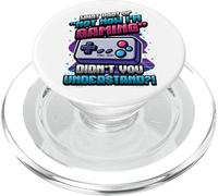 ¿Qué Parte de no Ahora Estoy Jugando No Molestar a un Jugador Divertido PopSockets PopGrip para MagSafe