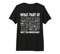 ¿Qué Parte de No entiendes Las matemáticas? Nerd Camiseta Premium