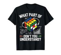 ¿Qué Parte de No entiendes Puzzle Cube Maestro de Matemáticas Camiseta