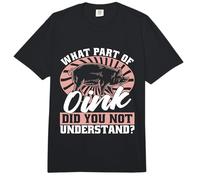 ¿Qué Parte de Oink Hizo Usted Animales de Granja Ganado Cría de Cerdos Comfort Colors Adult Heavyweight T-Shirt