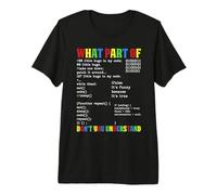 Qué Parte de ti no Entiende la programación de codificación Divertida Camiseta Premium