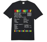 Qué Parte de ti no Entiende la programación de codificación Divertida Comfort Colors Adult Heavyweight T-Shirt