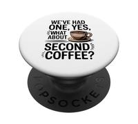 Qué Pasa con El Segundo Café Divertido Amante a Taza De PopSockets PopGrip Adhesivo