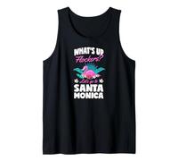 ¿Qué Pasa Flockers Vamos a Santa Mónica Flamingo Love Camiseta sin Mangas