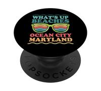 Qué Pasa Playas Ocean City Maryland Coincidencia Ocean City PopSockets PopGrip Adhesivo
