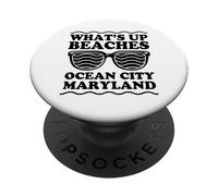 Qué Pasa Playas Ocean City Maryland Coincidencia Ocean City PopSockets PopGrip Adhesivo