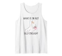 ¿Qué pasa si no soy lo suficientemente tonto ganso tonto Camiseta sin Mangas