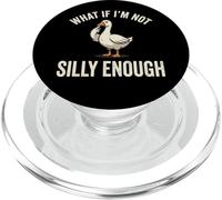 ¿Qué Pasa si no Soy lo Suficientemente Tonto, Gracioso Pondering Goose Humor PopSockets PopGrip para MagSafe
